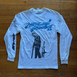 Post Malone Hollywood's Bleeding Long Sleeve Shirt Runaway Tour Print‎ Mens Med